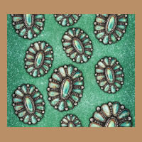 Turquoise Gemstone Glitter Vintage Hoodie | Teevron