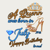 A Queen Was Born In July 24th Happy Birthday Zipper Hoodie | Teevron