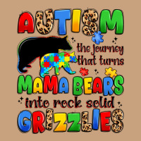 Autism The Journey That Turns Mama Bears Vintage Tee | Teevron