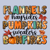 Flannels Hayrides Pumpkinsbonfires Long Sleeve Tee | Teevron