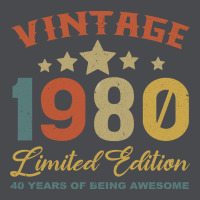 Vintage 1980 Clothes 40 Years Old Retro 40th Birthday Zipper Hoodie | Teevron