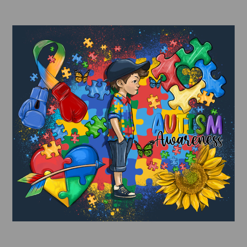 Autism Awareness Vintage Hoodie by MaliasSmallBusiness | Teevron