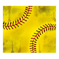 Distressed Softball Pattern Heavyweight Hoodie | Teevron
