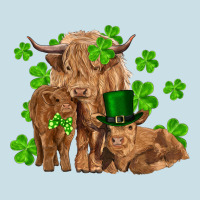 St Patrick's Day Cow Family Ladies Tee | Teevron
