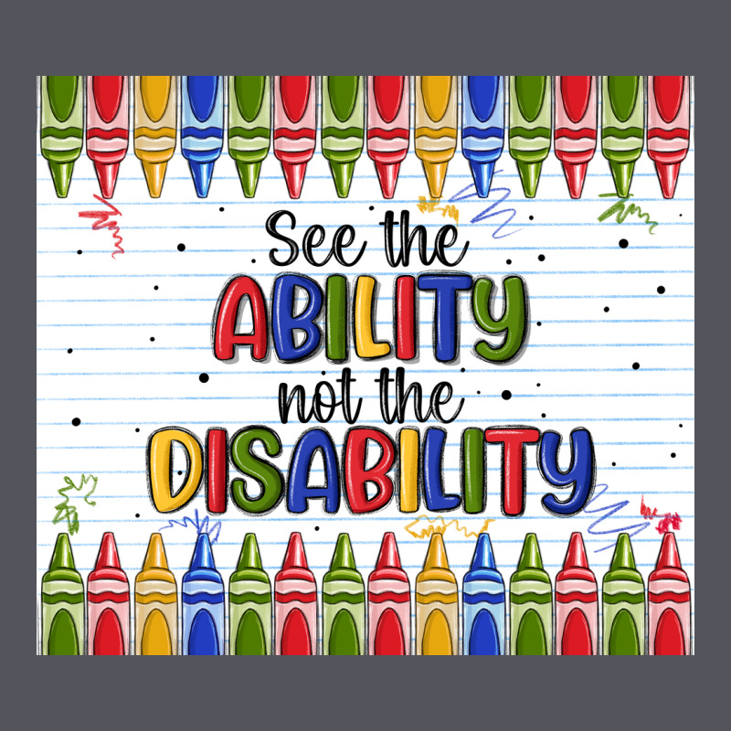 See The Ability Not The Disability Vintage Hoodie by MaliasSmallBusiness | Teevron