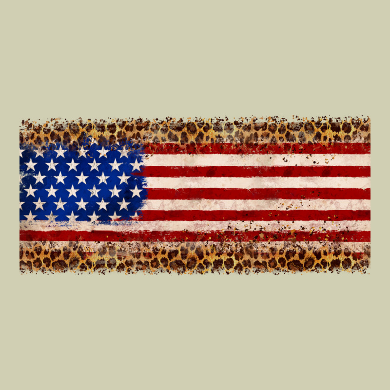 Usa Flag Leopard Heavy Core Tee by JahusDesignShop | Teevron