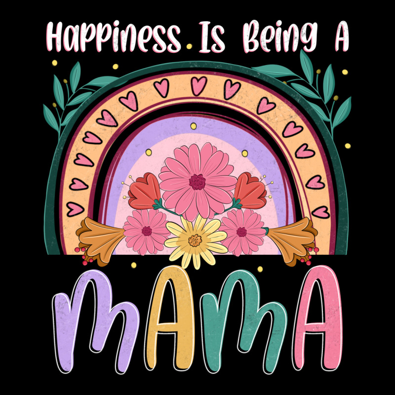 Happiness Is Being A Mama Ladies Tee by JahusDesignShop | Teevron