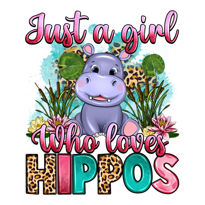 Just A Girl Who Loves Hippos Premium Tee by Artiststas | Teevron