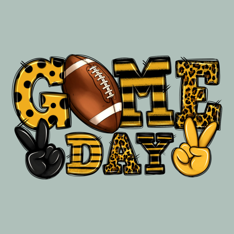 Game Day Yellow And Black Team Color Heavyweight Hoodie by HowdyJamesFarm | Teevron