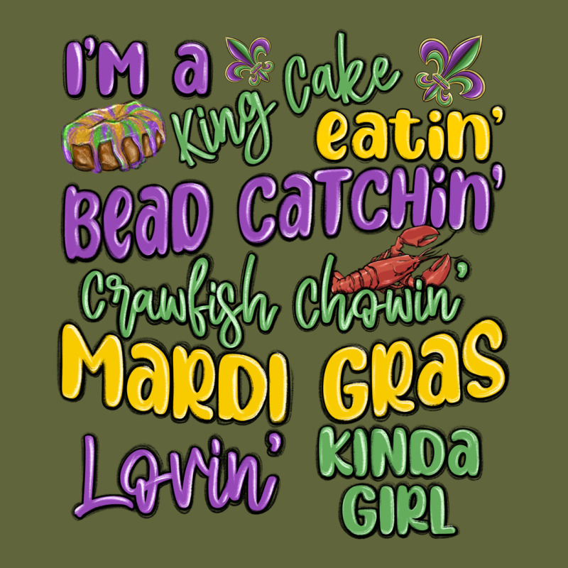 I'm A King Cake Eatin' Mardi Gras Lovin' Kinda Gir Classic Tee by MaliasSmallBusiness | Teevron