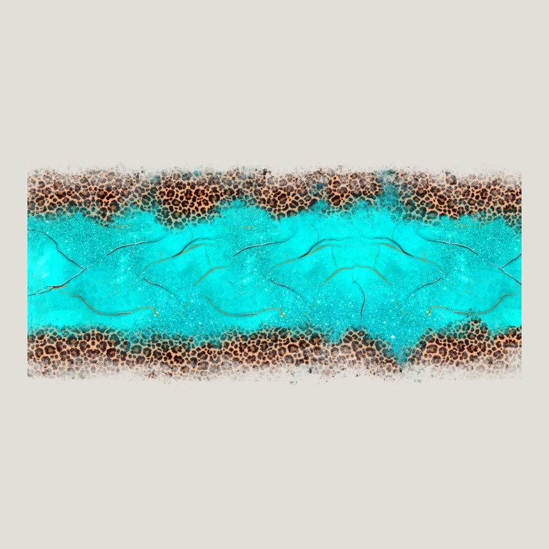Turquoise Leopard Heavy Core Tee by JahusDesignShop | Teevron