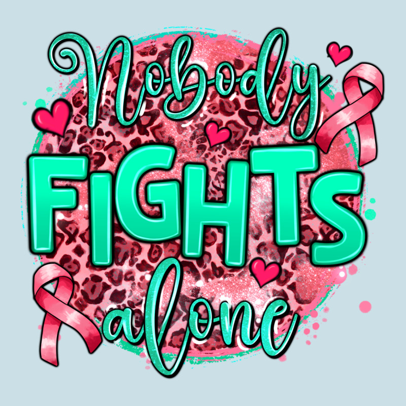 Nobody Fights Alone Ladies Tee by AdoDesignShop | Teevron