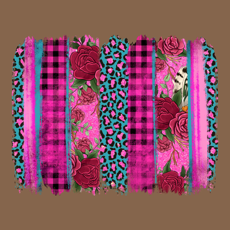 Valentine's Day Floral Leopard Brushstroke Premium Tee by AdoDesignShop | Teevron