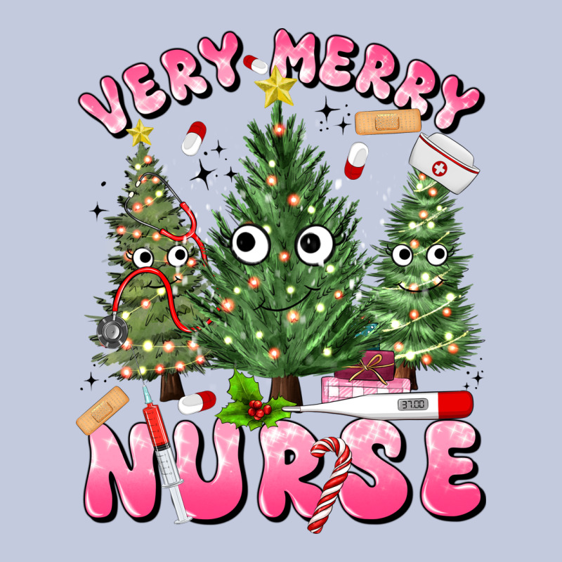 Very Merry Nurse Long Sleeve Tee by MaliasSmallBusiness | Teevron