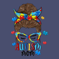Messy Bun Autism Mom Vintage Tee | Teevron