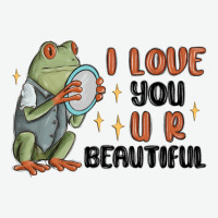 I Love You U R Beautiful Frog Urban Heavy Tee | Teevron
