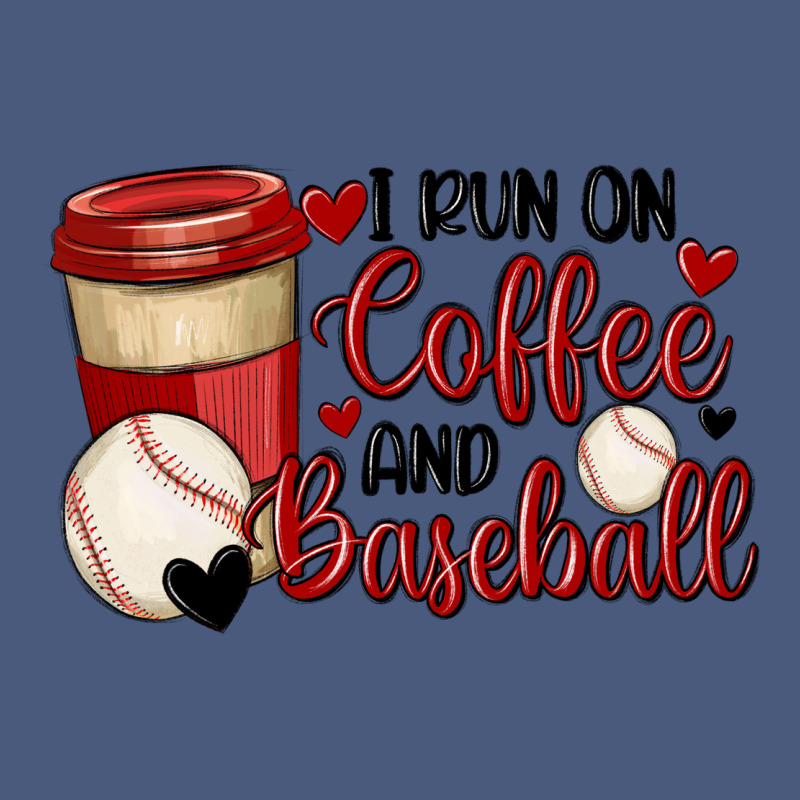 I Run On Coffee And Baseball Vintage Hoodie by MaliasSmallBusiness | Teevron