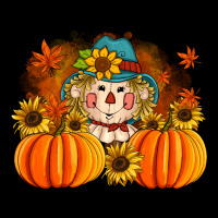 Fall Scarecrow With Pumpkins Premium Tee | Teevron