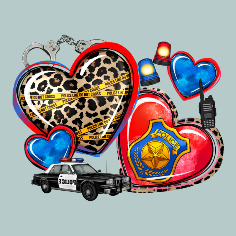 Western Leopard  Police   Hearts Heavy Core Tee by AdoDesignShop | Teevron