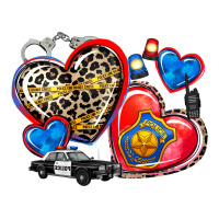 western leopard  police   hearts | Teevron