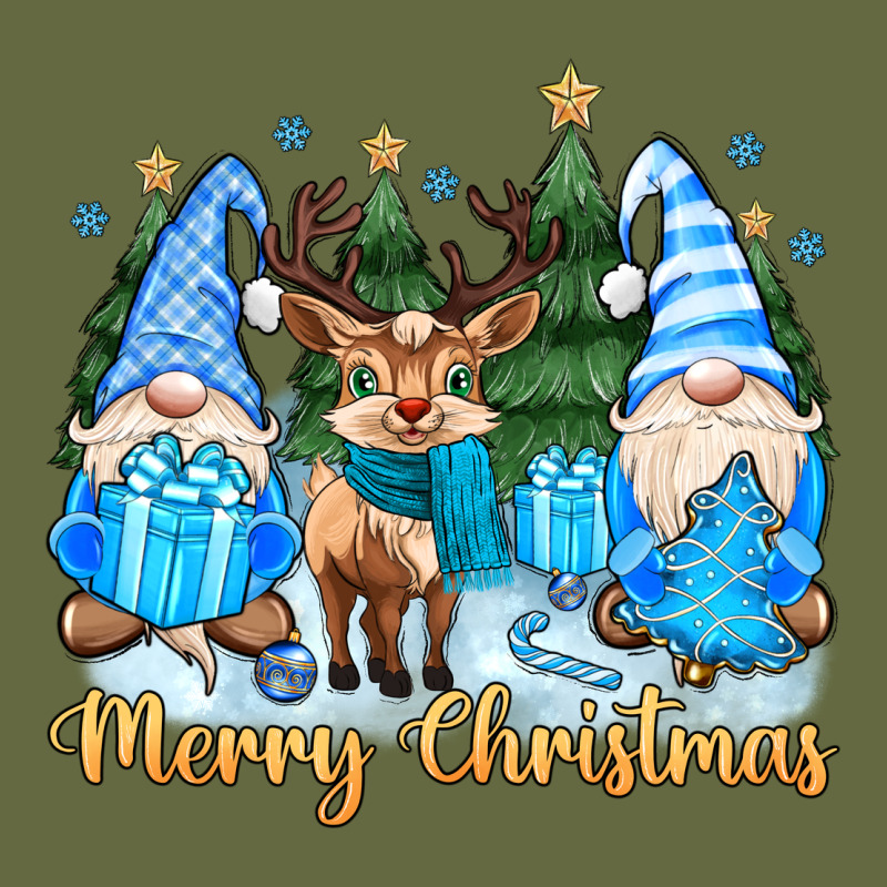 Merry Christmas Gnome Long Sleeve Tee by MaliasSmallBusiness | Teevron