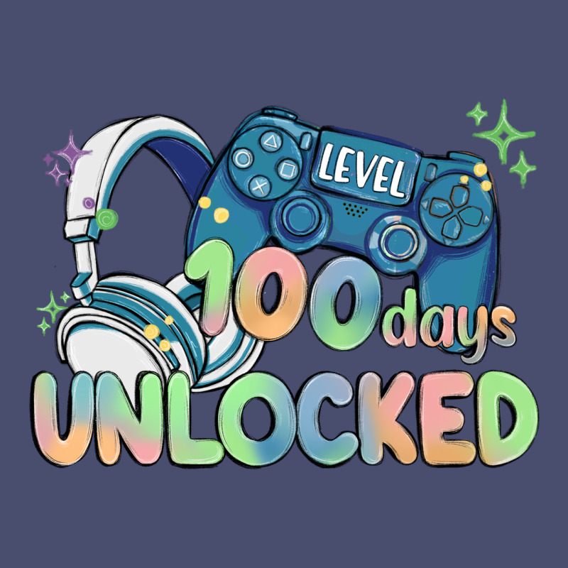 Level 100 Days Unlocked Vintage Tee by MaliasSmallBusiness | Teevron
