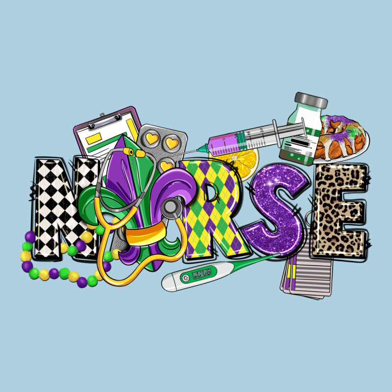 Nurse Mardi Gras Premium Hoodie by CowGirlArtShop | Teevron