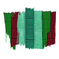 Green Red Western Farm Life Brush Stroke Premium Tee | Teevron