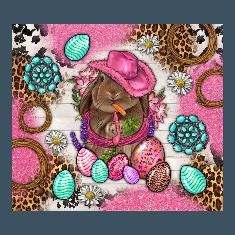 Cowboy Bunny Easter Tumbler Urban Hoodie by BundleAndBundleShop | Teevron