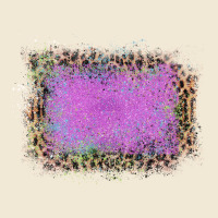 Old Leopard Purple Glitter Frame Premium Tee | Teevron