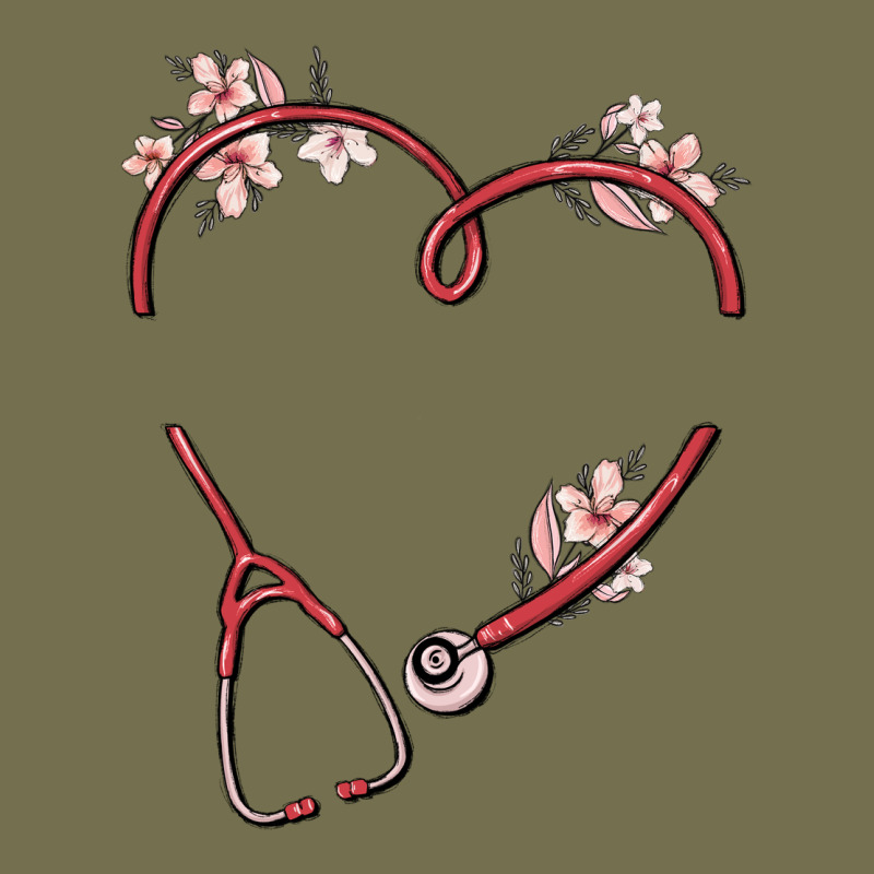 Custom Heart Stethoscope Vintage Hoodie by MaliasSmallBusiness | Teevron