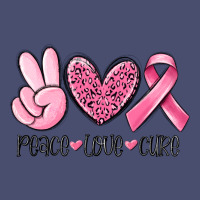 Peace Love Cure Breast Cancer Vintage Tee | Teevron