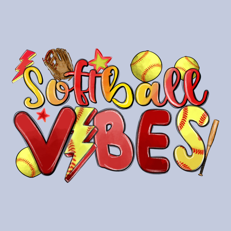 Softball Vibes Long Sleeve Tee by MaliasSmallBusiness | Teevron