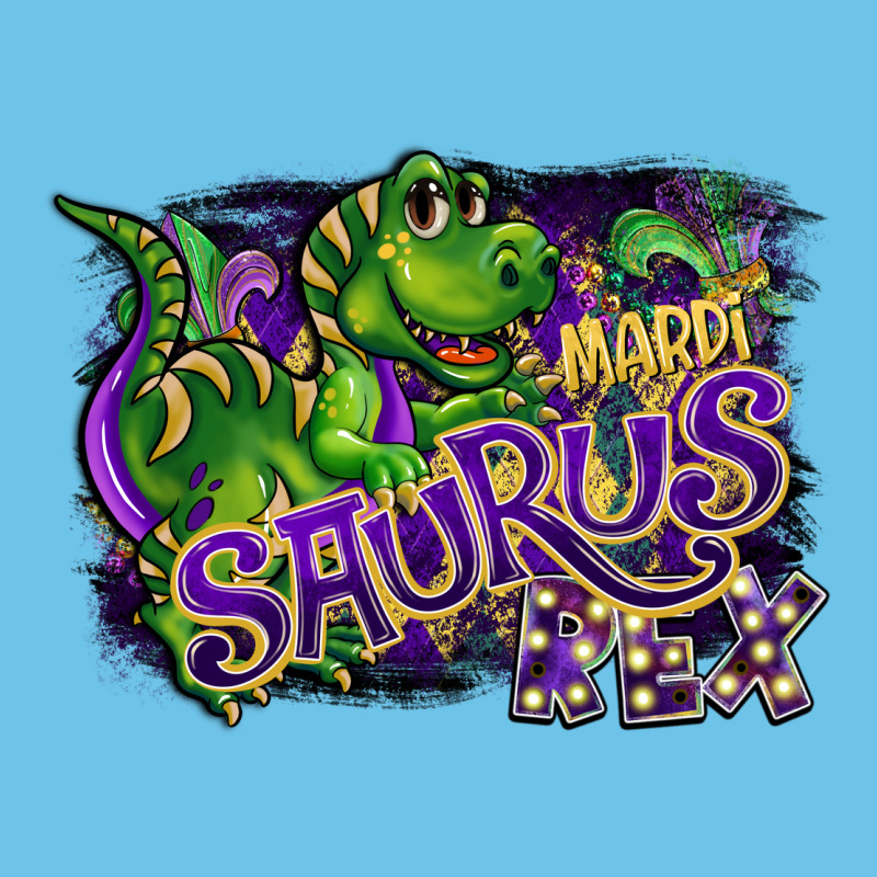 Mardi Saurus Rex Premium Sweatshirt by CowGirlArtShop | Teevron