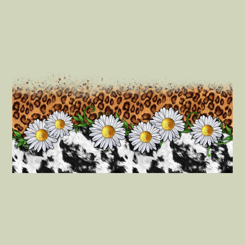 Cowhide Leopard Daisies Heavyweight Hoodie by TumblerDesignByShophia | Teevron