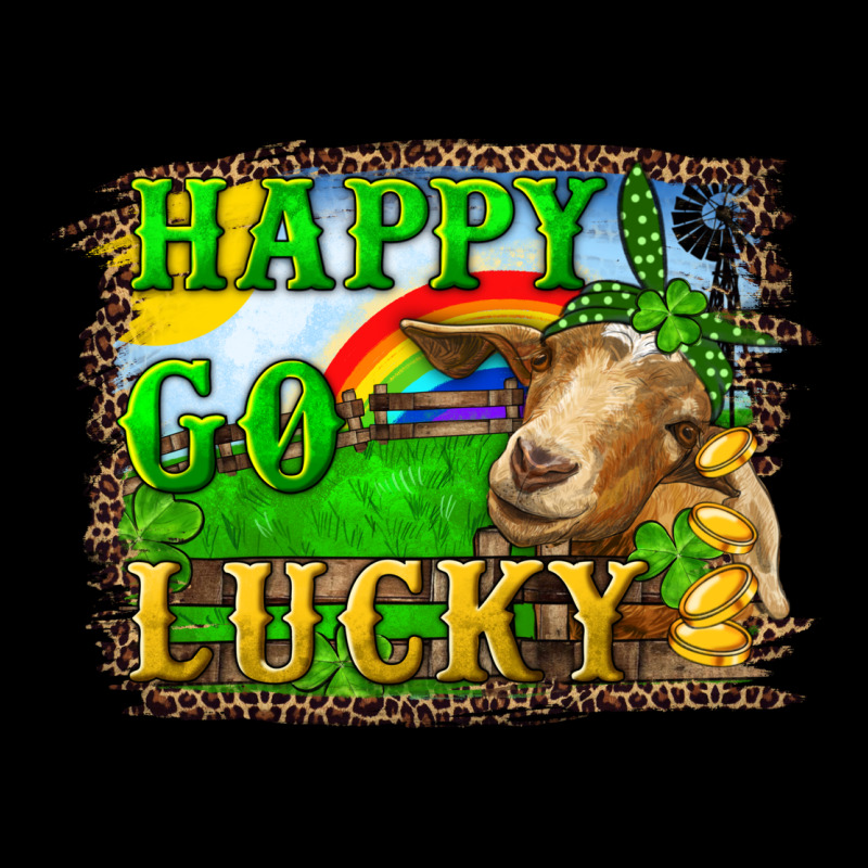 Happy Go Lucky Goat Ladies Tee by RanaPortraitStore | Teevron