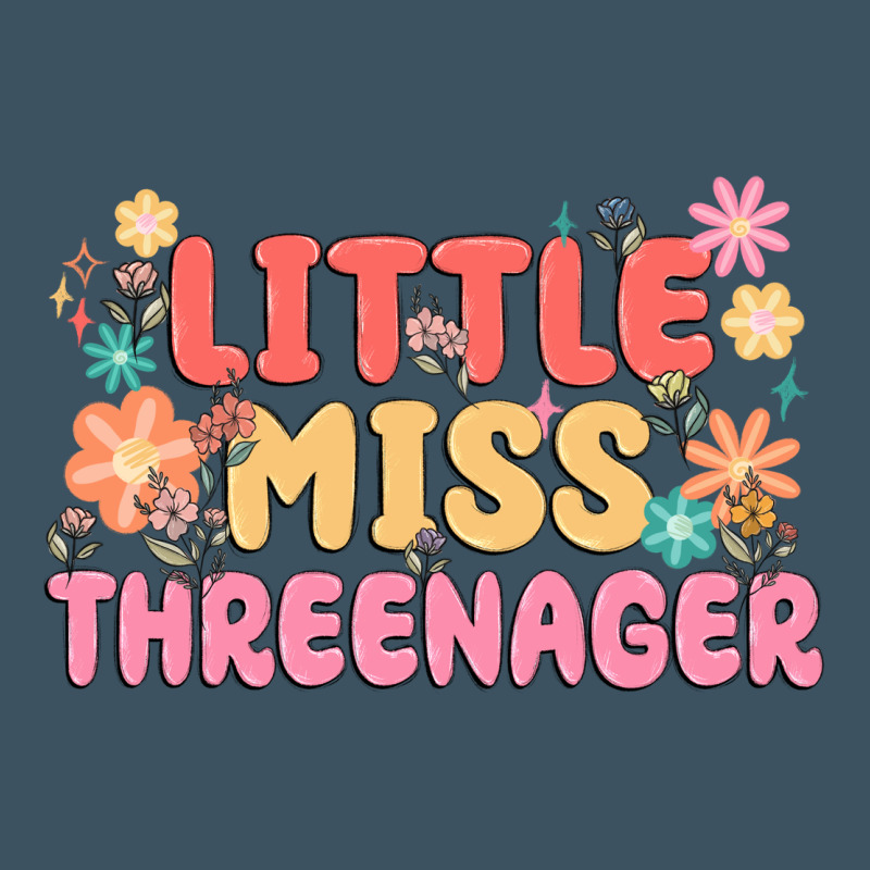 Little Miss Threenager Urban Heavy Tee by MaliasSmallBusiness | Teevron