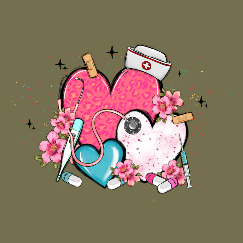 Nurse Hearts Vintage Hoodie by MaliasSmallBusiness | Teevron