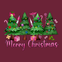Merry Christmas Nurse Trees Long Sleeve Tee | Teevron