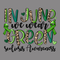 In June We Wear Green Scoliosis Awareness Vintage Tee | Teevron