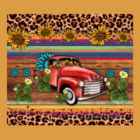 Truck Sunflower Leopard Urban Heavy Tee | Teevron