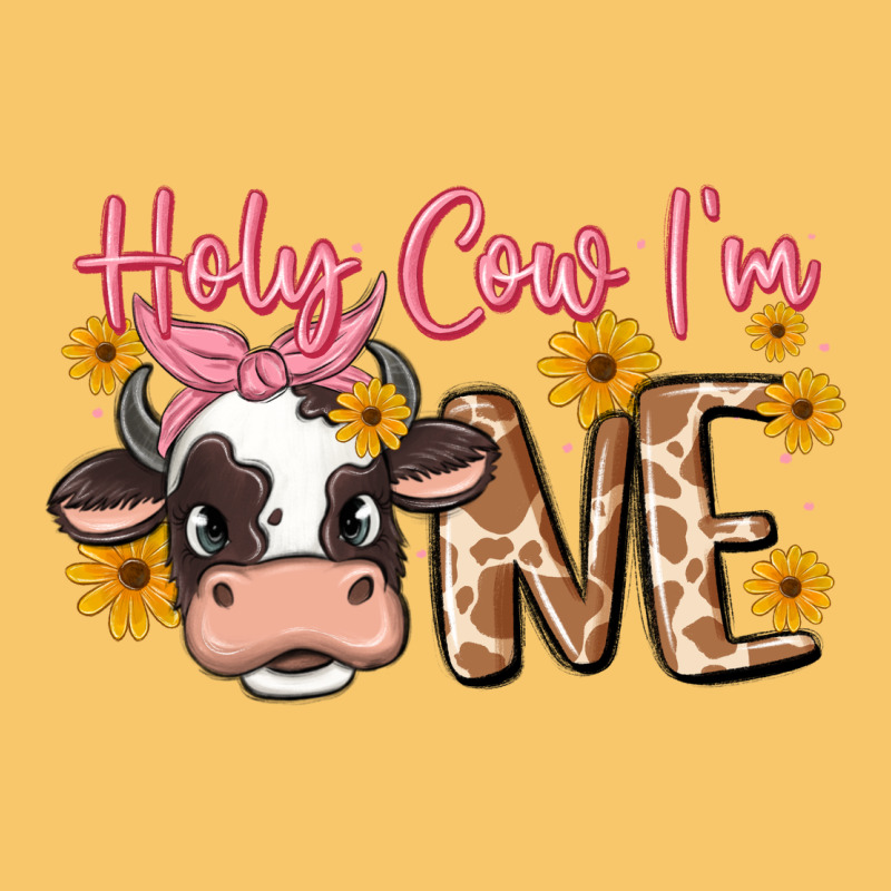 Holy Cow I'm One Vintage Hoodie by MaliasSmallBusiness | Teevron