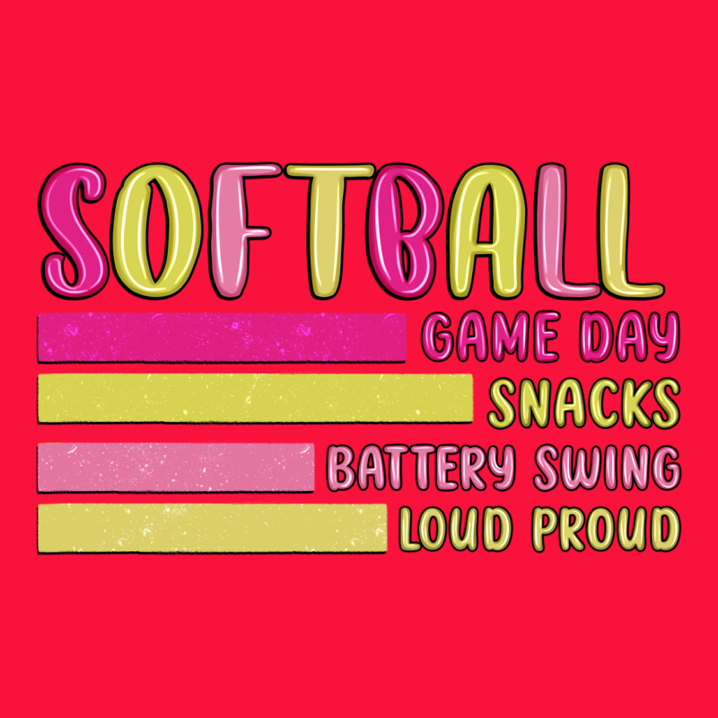 Retro Softball Png Classic Tee by JahusDesignShop | Teevron