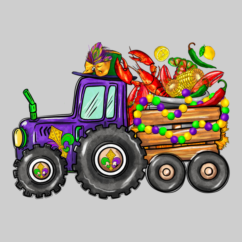 Mardi Gras Tractor Premium Sweatshirt by CowGirlArtShop | Teevron