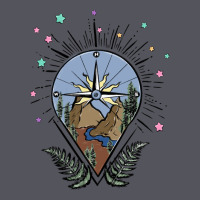 Compass With Mountain Vintage Hoodie | Teevron