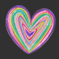 Valentine's Day Colorful Heart Urban Heavy Tee | Teevron