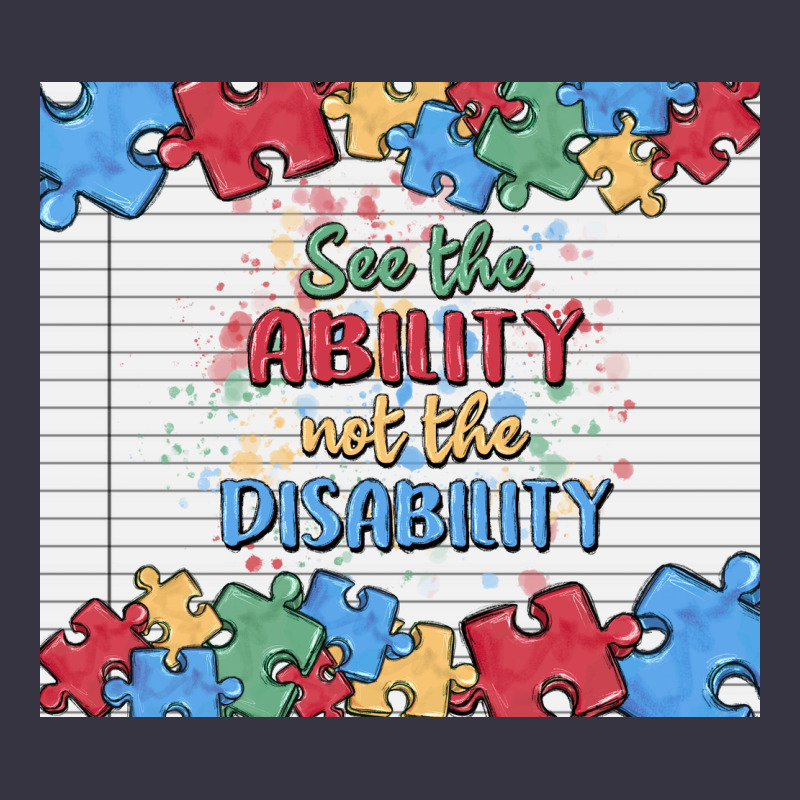 See The Ability Not The Disability Vintage Hoodie by MaliasSmallBusiness | Teevron