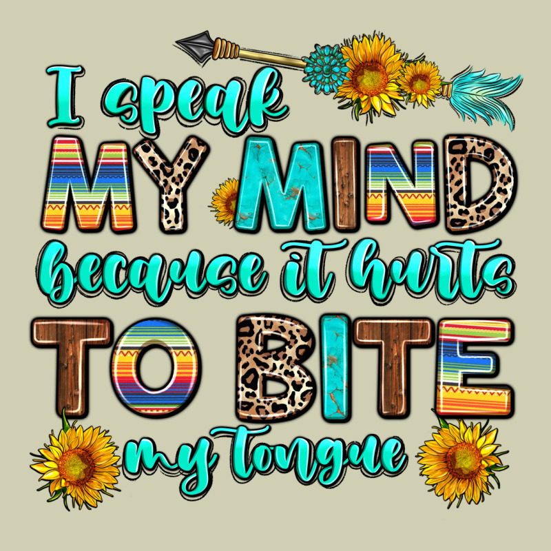 I Speak My Mind Because It Hurts To Bite My Tongue Heavy Core Tee by AdoDesignShop | Teevron