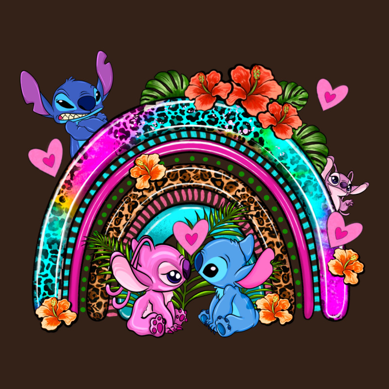 Stitch And Lilo Rainbow Heavy Core Tee by AdoDesignShop | Teevron