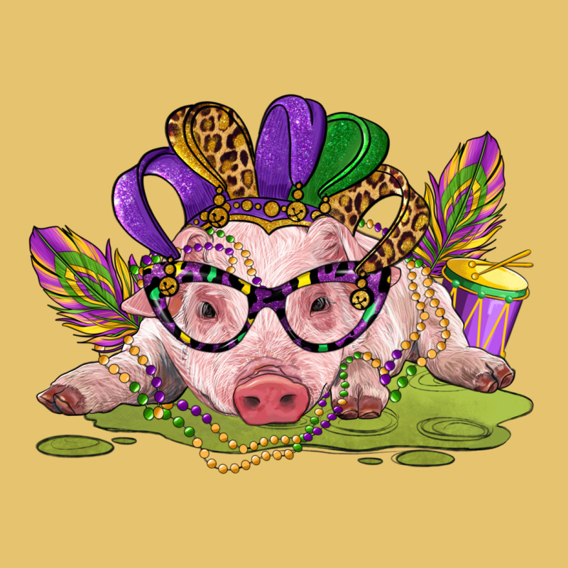 Mardi Gras Pig Premium Sweatshirt by CowGirlArtShop | Teevron